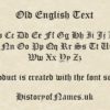 Ancient Old English Text on Parchment