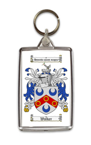 Surname Coats of Arms (Family Crest) Key Rings