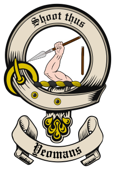 Yeomans Surname Crest Scottish & Irish Clans and Septs Image Downloads