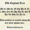 Old English Text for Coats of Arms Surname Origin and Meaning